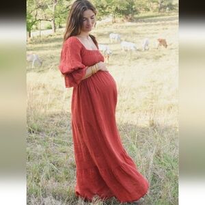 Beachwood Deia Dress Pomegrenate